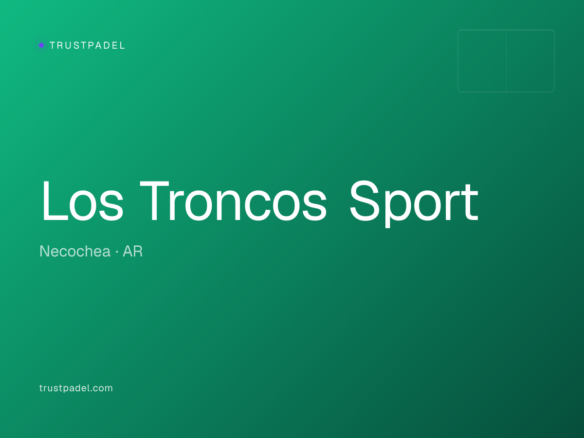 Los Troncos Sport padel club