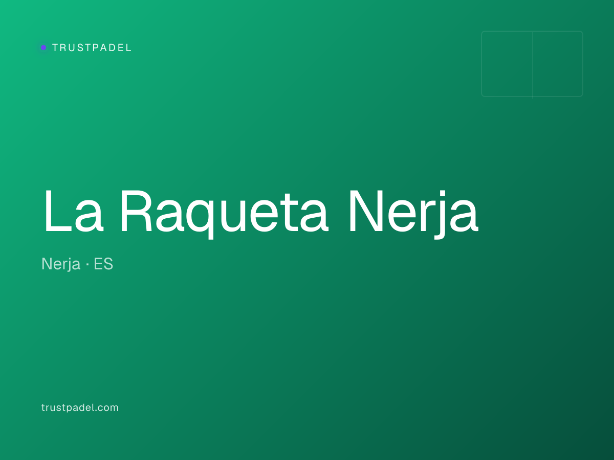 La Raqueta Nerja padel club