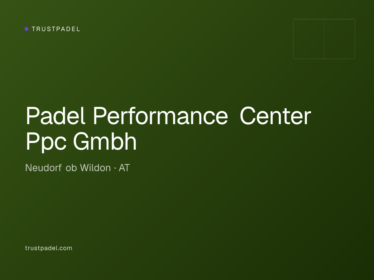 Padel Performance Center Ppc Gmbh padel club