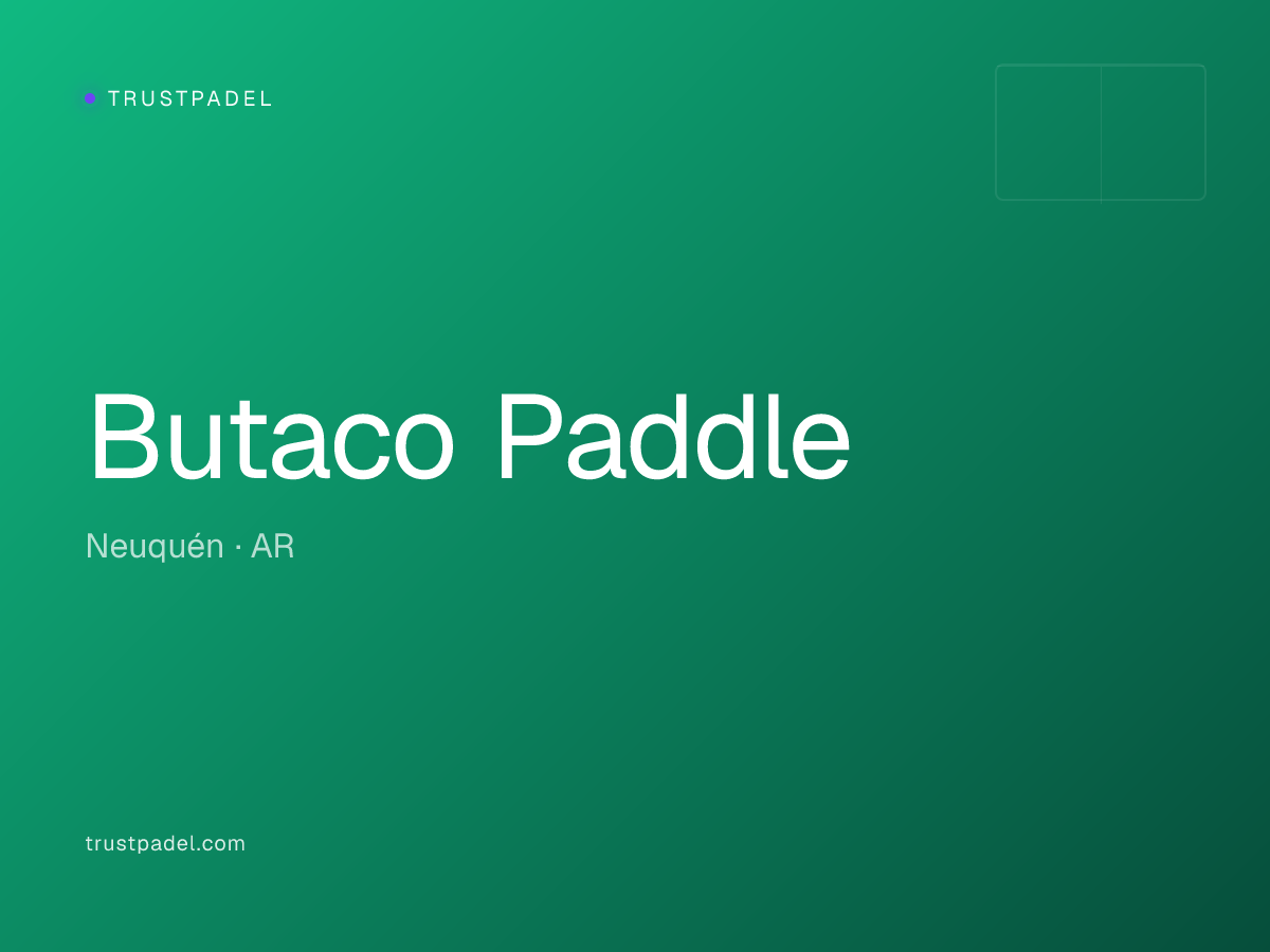 Butaco Paddle padel club