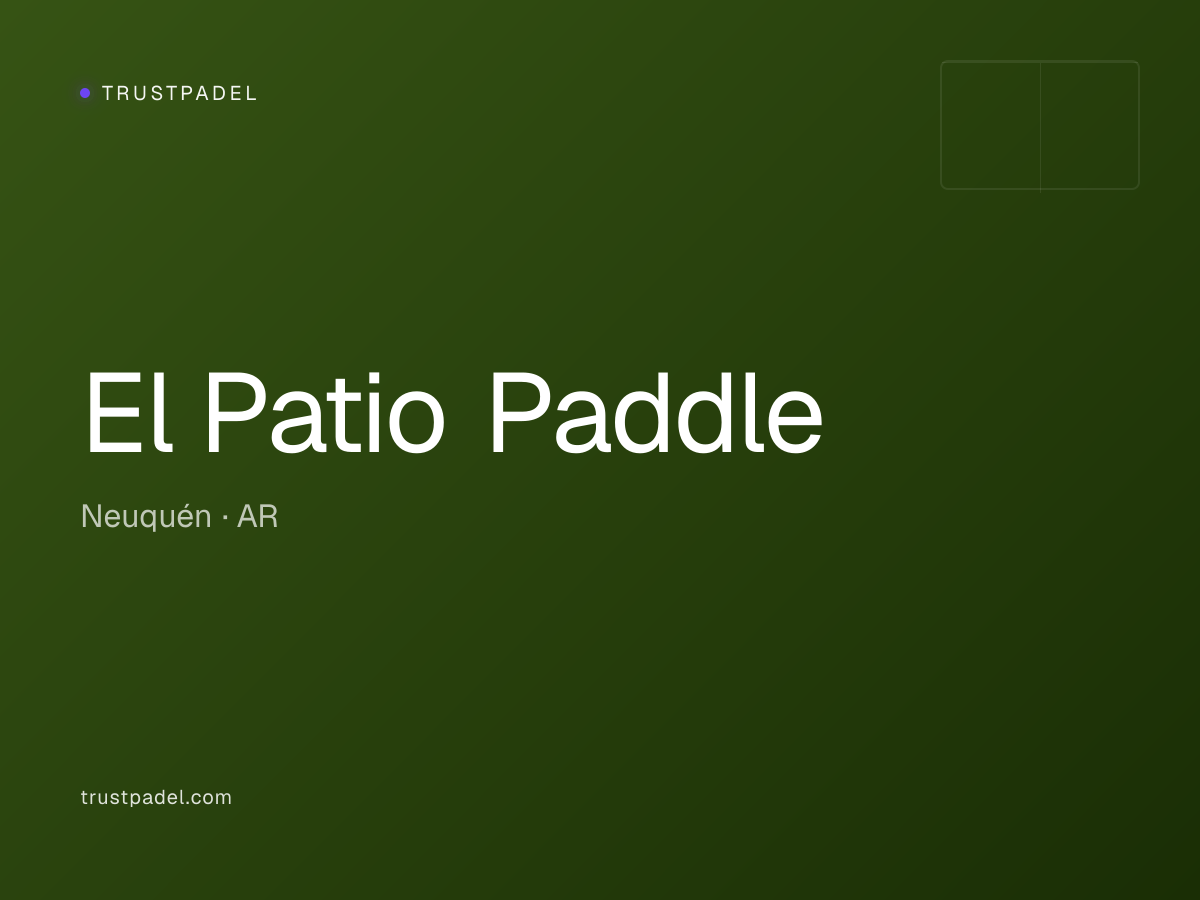 El Patio Paddle padel club