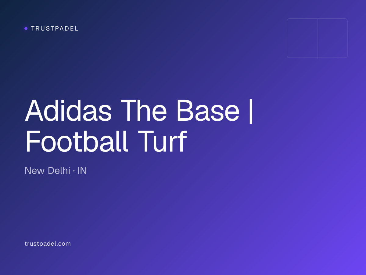 Adidas The Base | Football Turf padel club