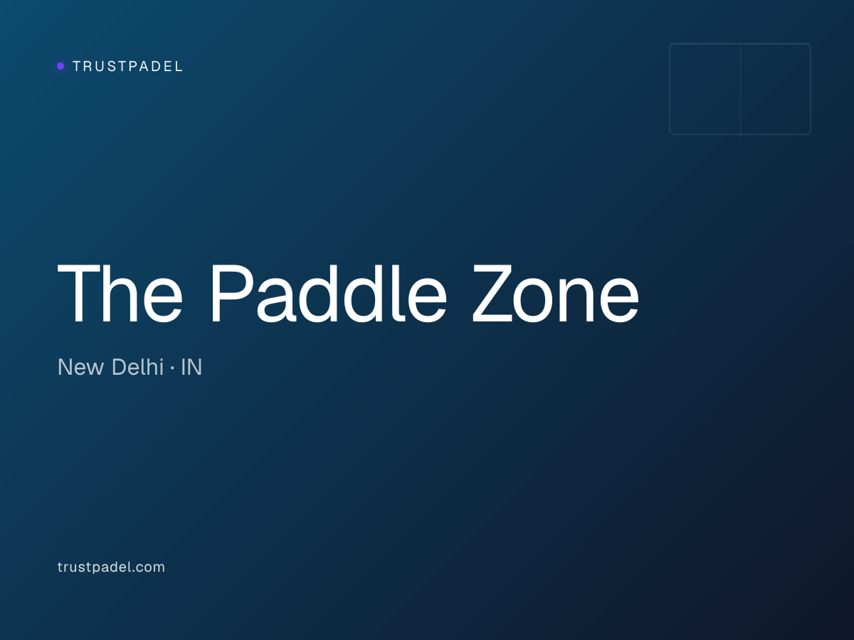 The Paddle Zone padel club