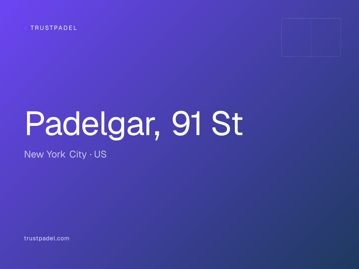Padelgar, 91 St padel club