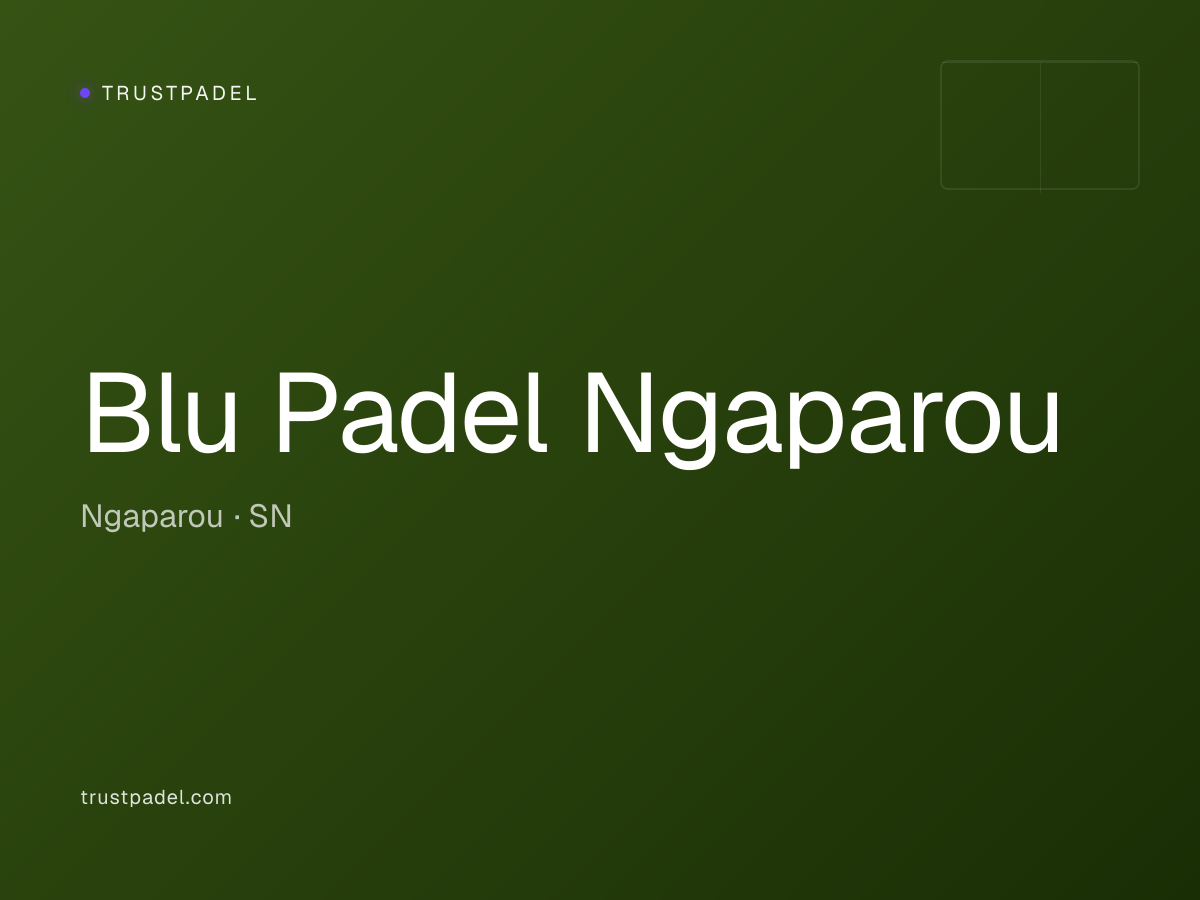Blu Padel Ngaparou padel club