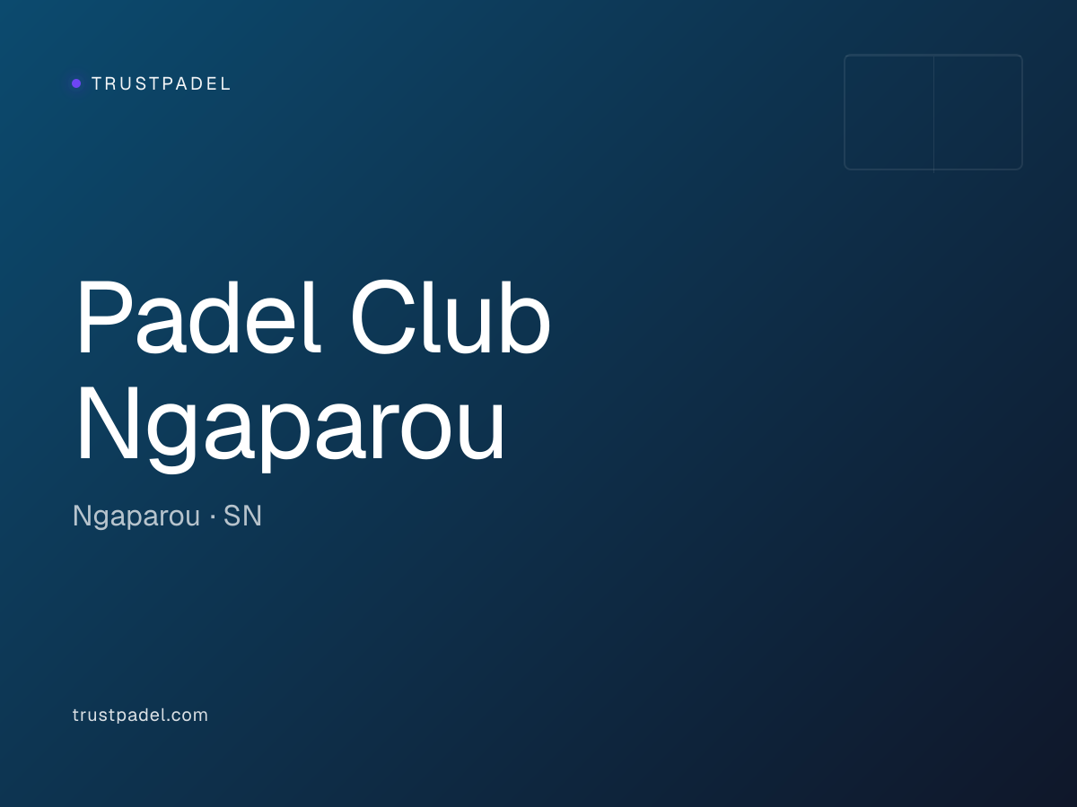 Padel Club Ngaparou padel club