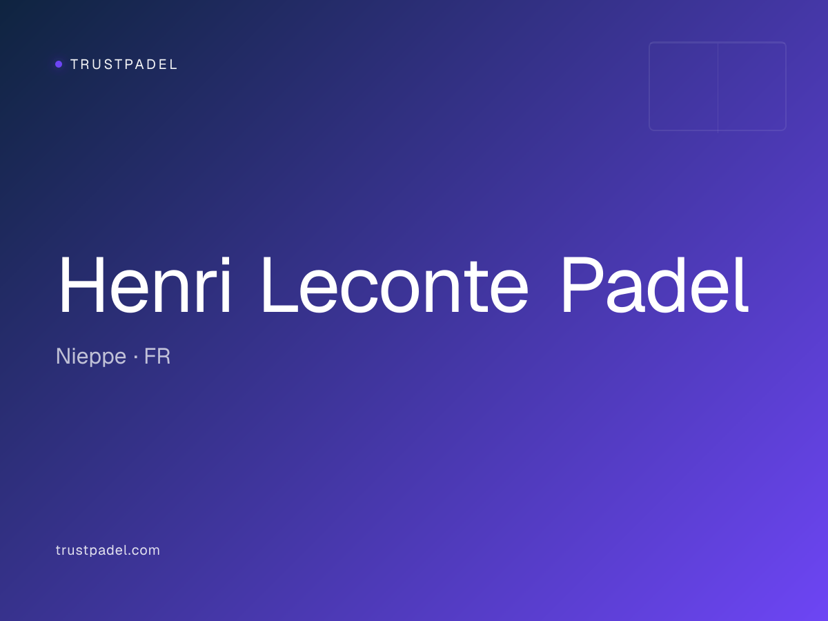 Henri Leconte Padel padel club