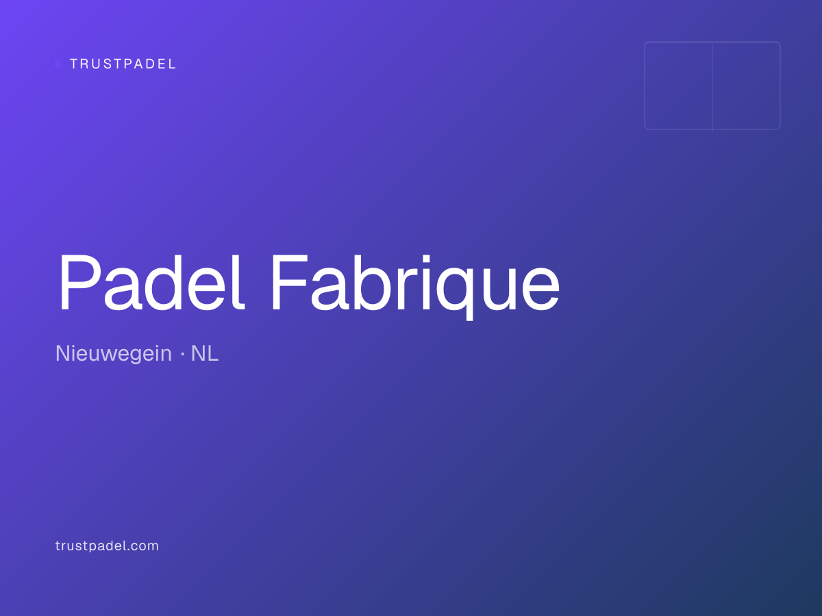 Padel Fabrique padel club
