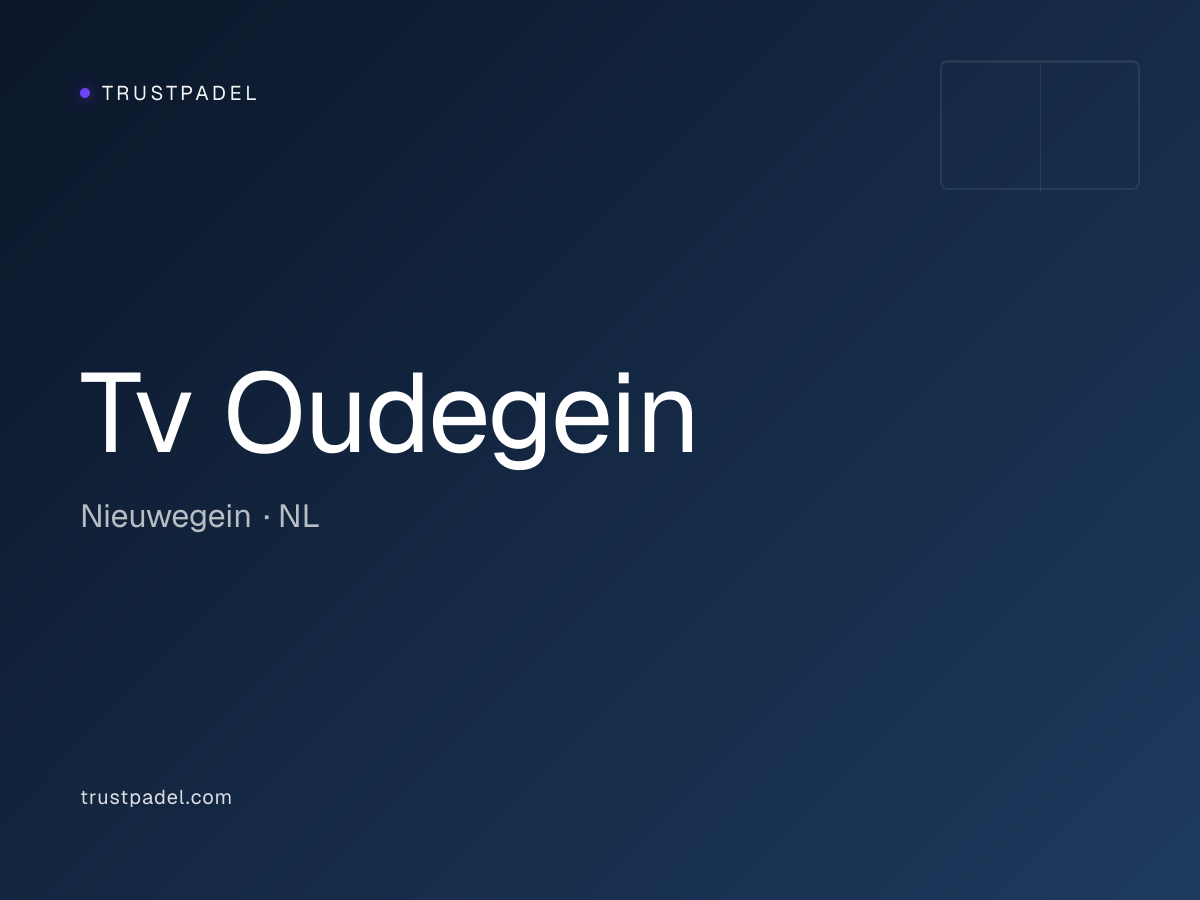 Tv Oudegein padel club