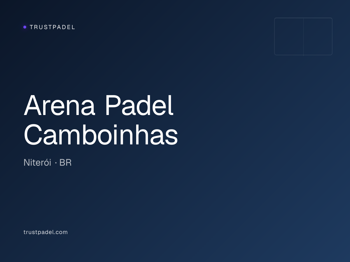 Arena Padel Camboinhas padel club