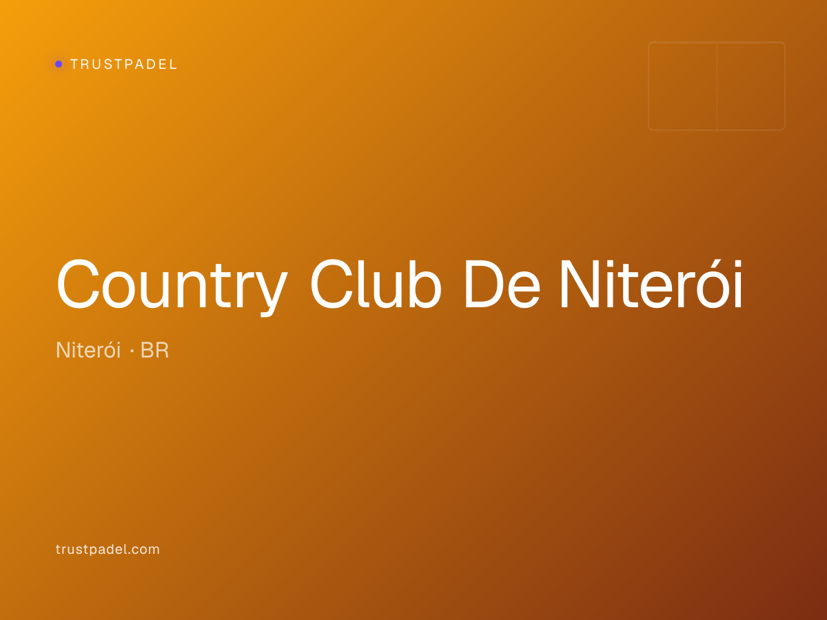Country Club De Niterói padel club