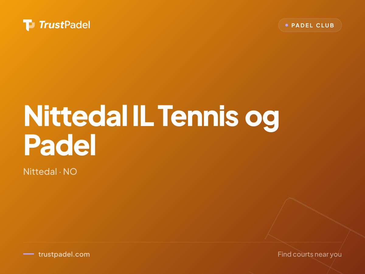Nittedal IL Tennis og Padel padel club