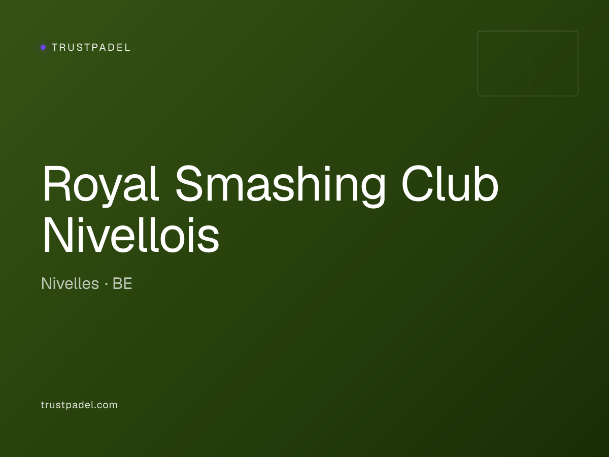 Royal Smashing Club Nivellois padel club
