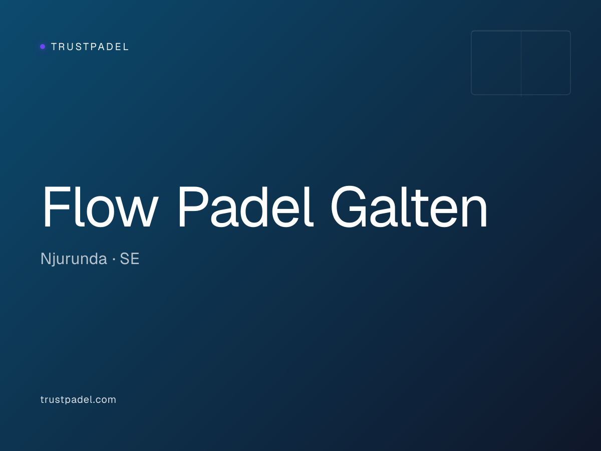 Flow Padel Galten padel club