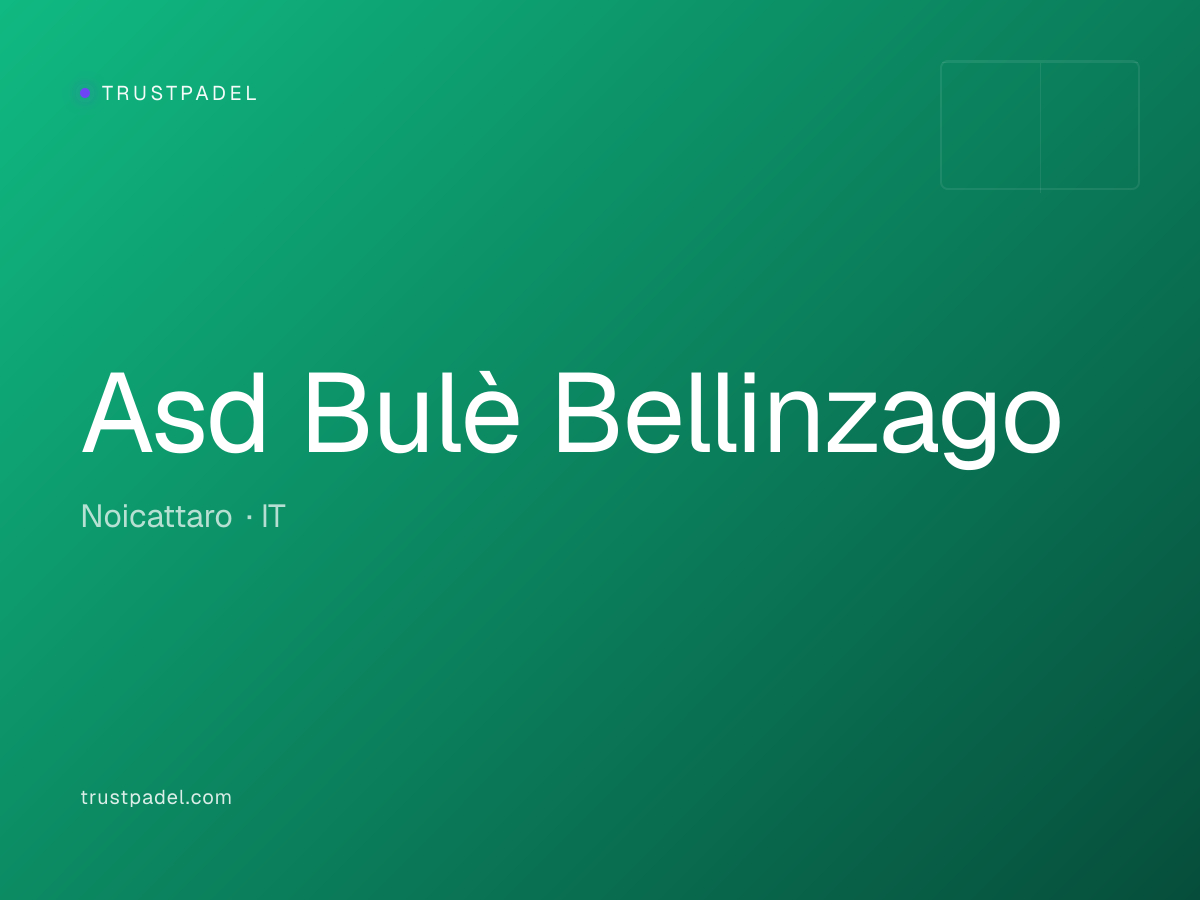 Asd Bulè Bellinzago padel club