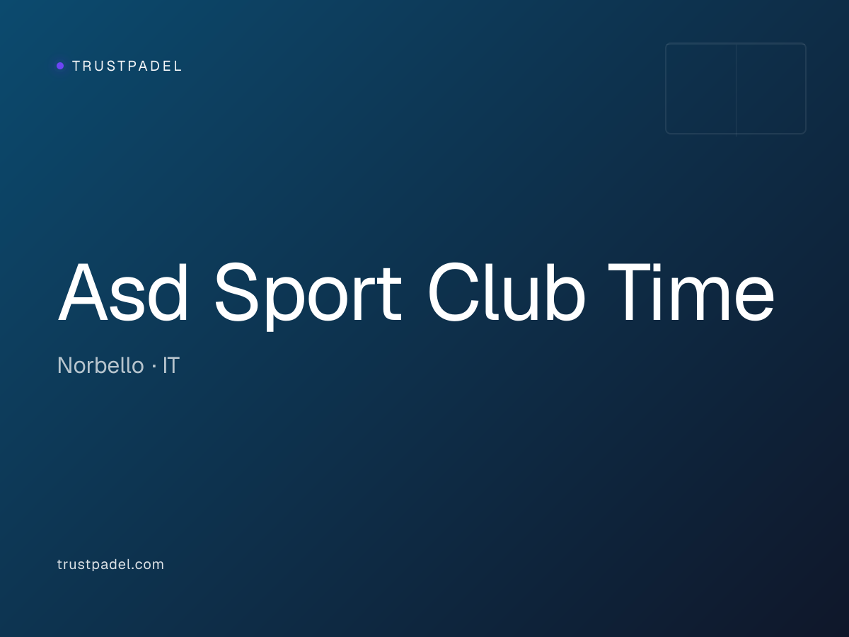 Asd Sport Club Time padel club