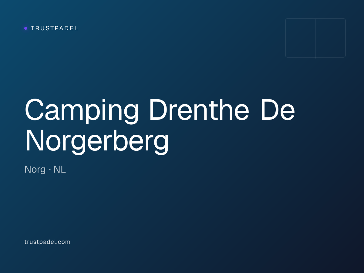 Camping Drenthe De Norgerberg padel club