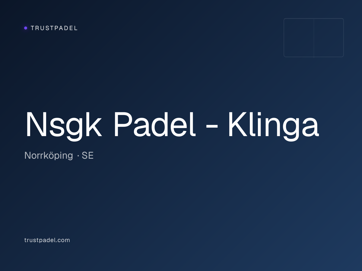 Nsgk Padel - Klinga padel club