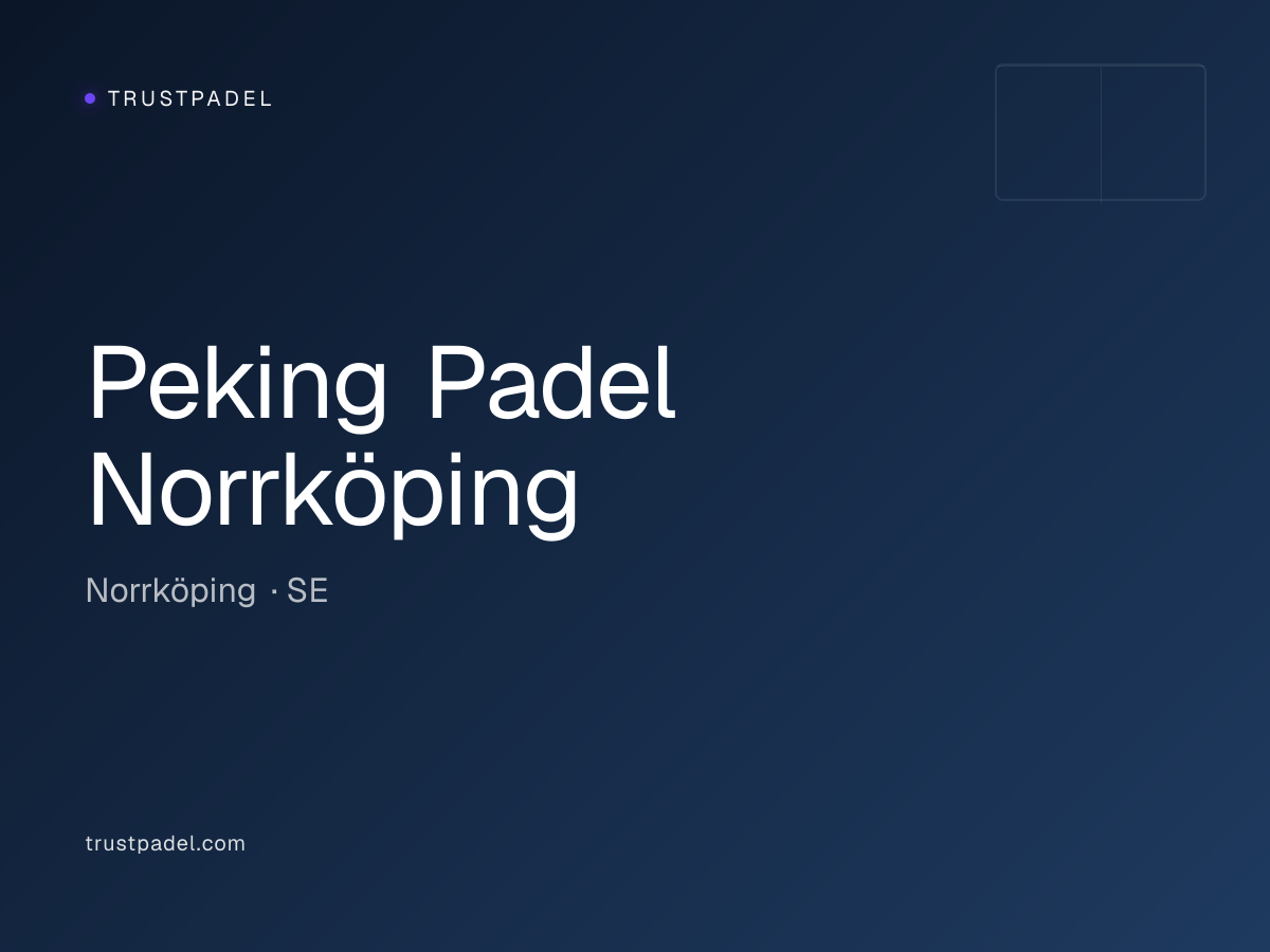 Peking Padel Norrköping padel club