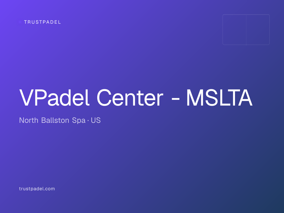 VPadel Center - MSLTA padel club