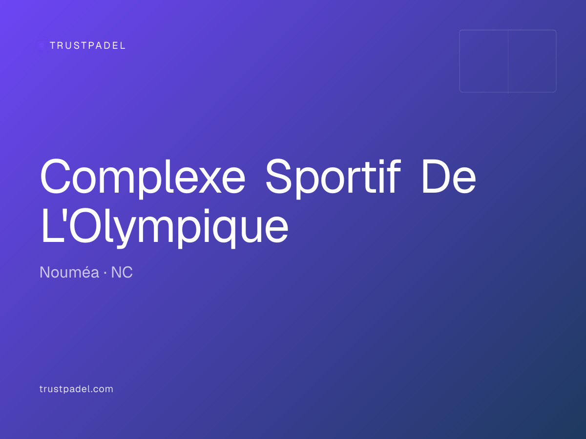Complexe Sportif De L'Olympique padel club