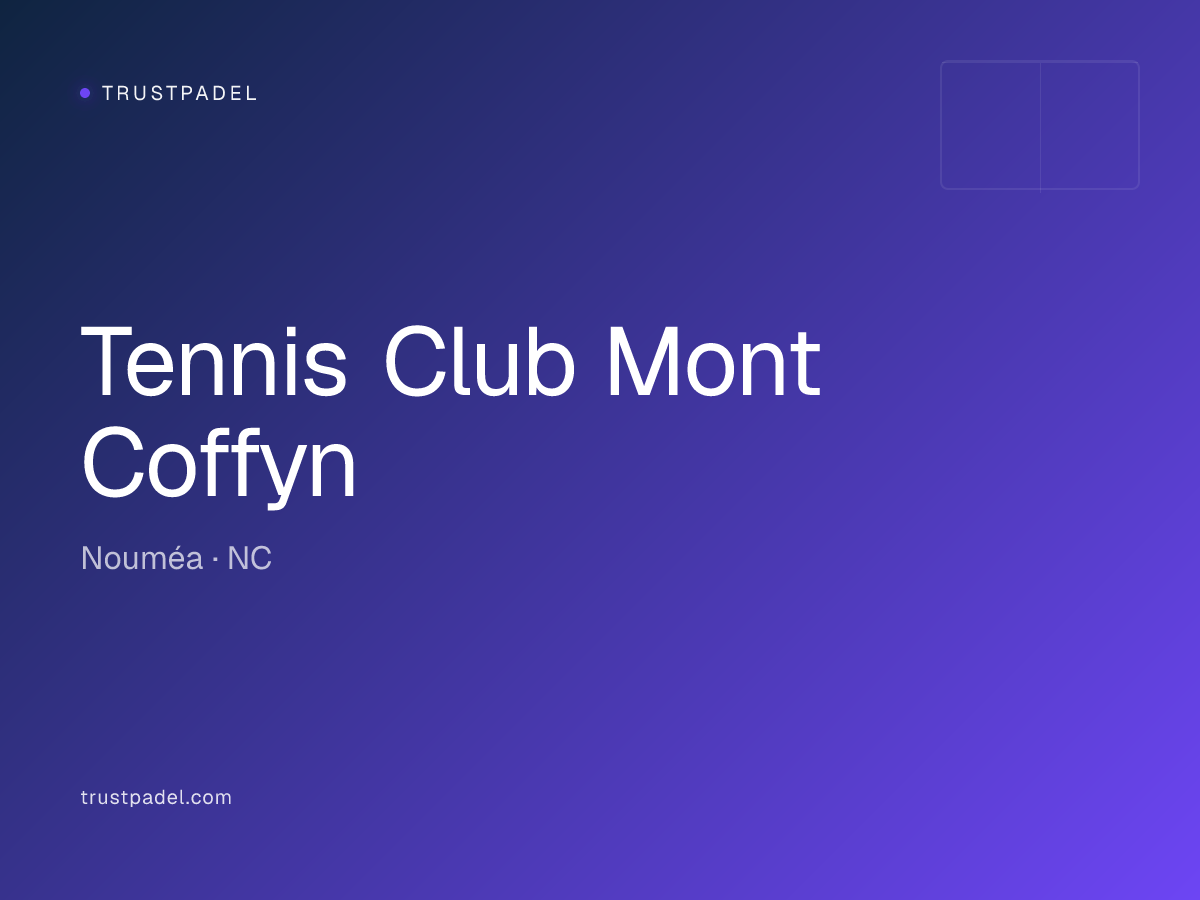 Tennis Club Mont Coffyn padel club