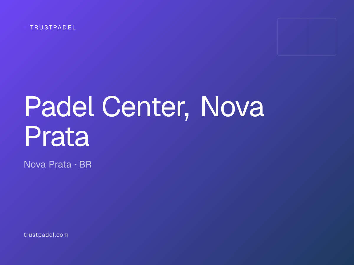 Padel Center, Nova Prata padel club