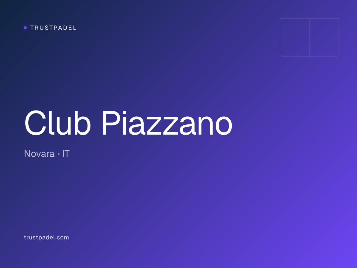 Club Piazzano padel club