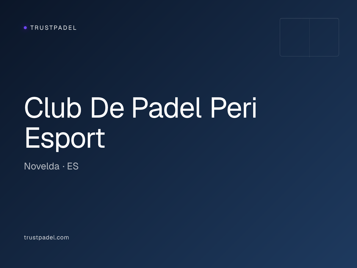 Club De Padel Peri Esport padel club