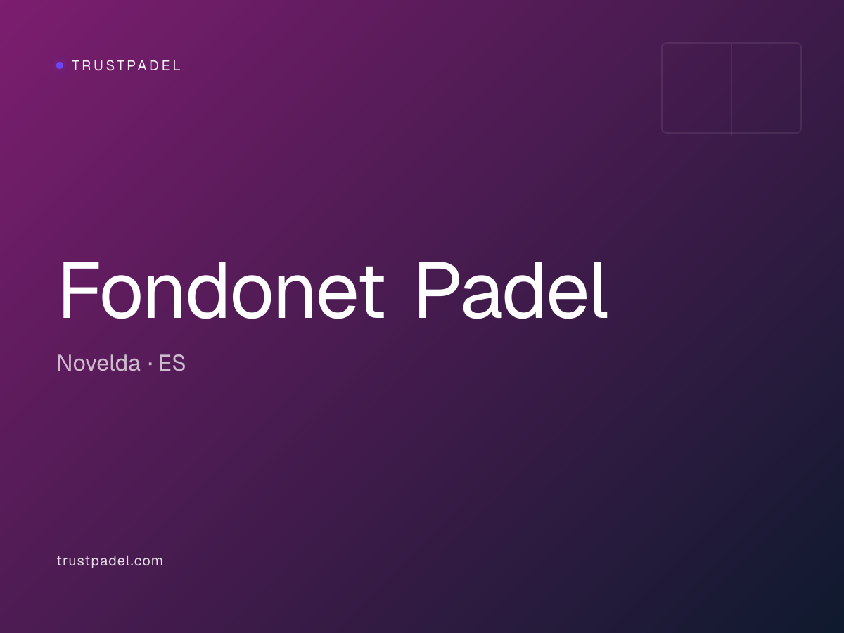 Fondonet Padel padel club