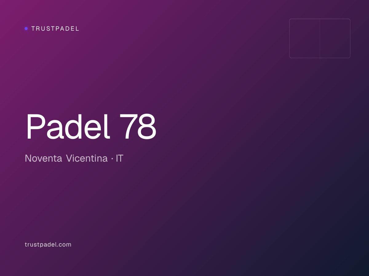 Padel 78 padel club