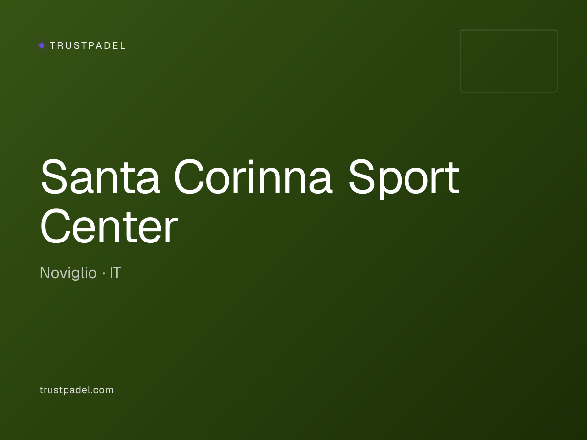 Santa Corinna Sport Center padel club