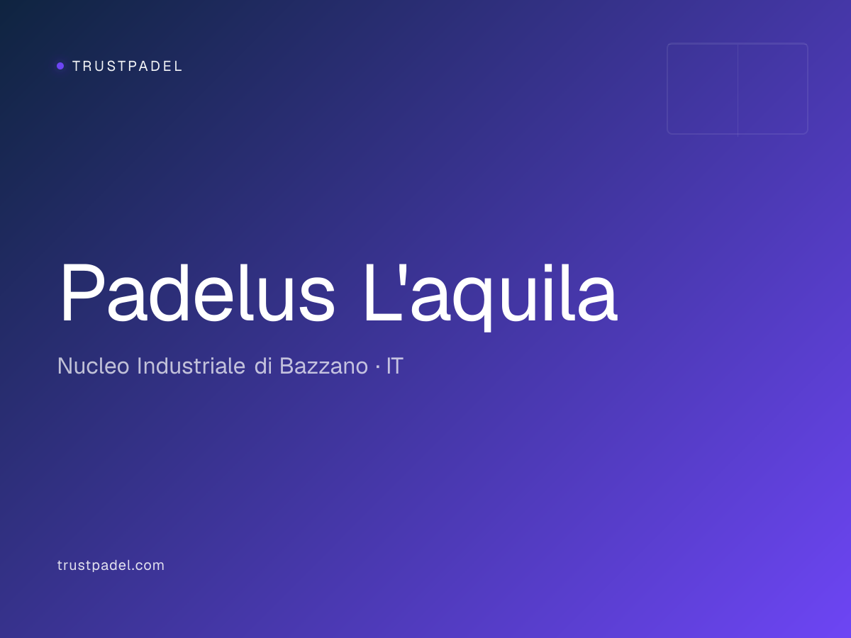 Padelus L'aquila padel club