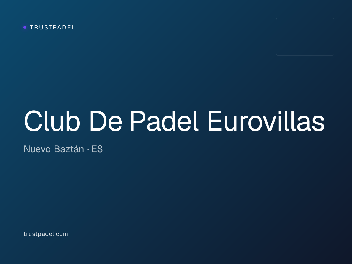 Club De Padel Eurovillas padel club
