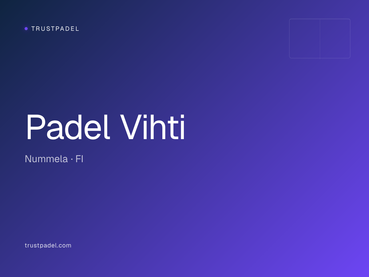 Padel Vihti padel club