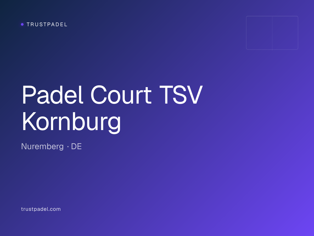 Padel Court TSV Kornburg padel club