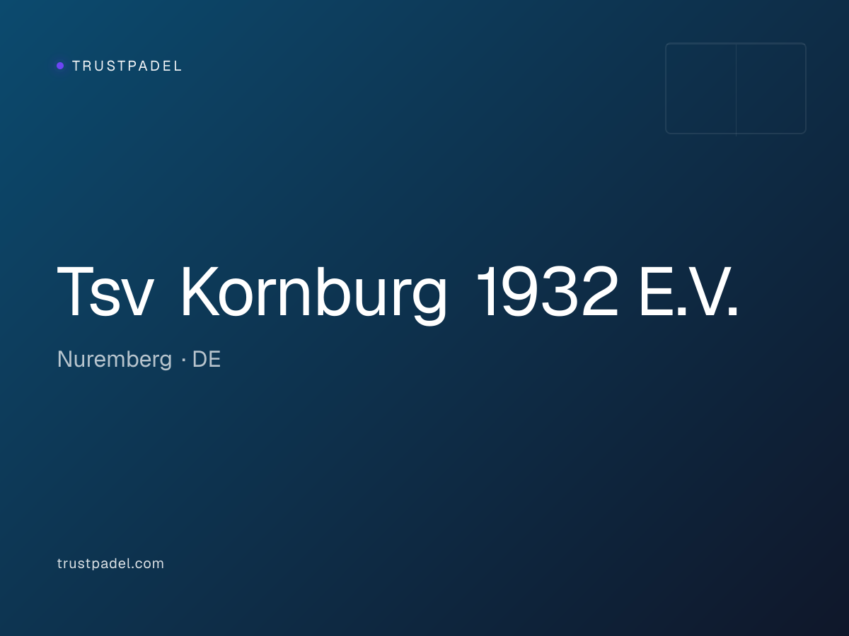 Tsv Kornburg 1932 E.V. padel club