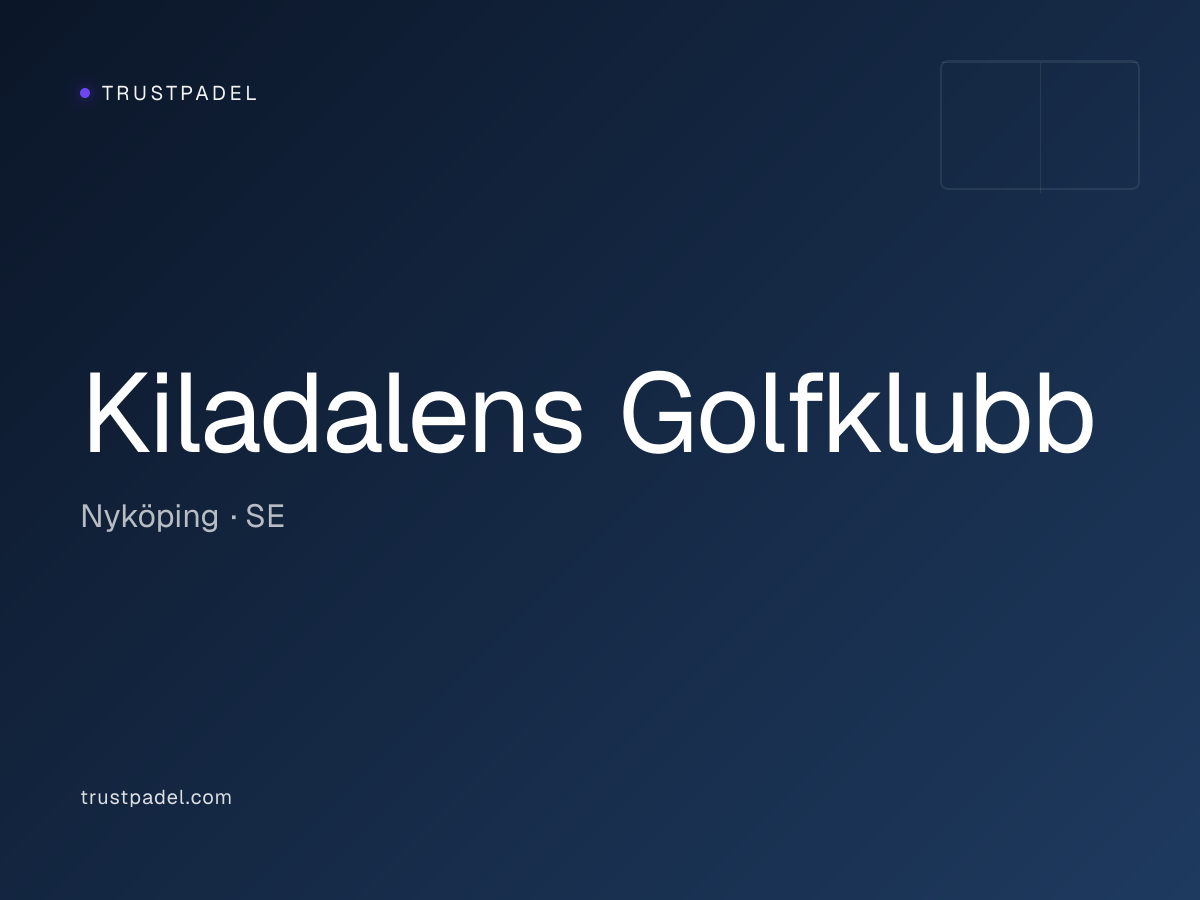 Kiladalens Golfklubb padel club