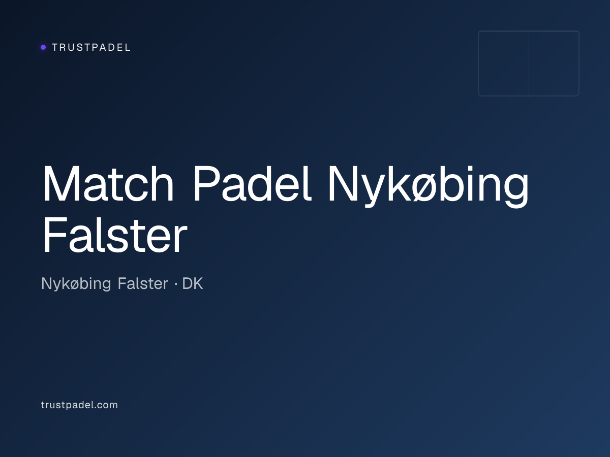 Match Padel Nykøbing Falster padel club