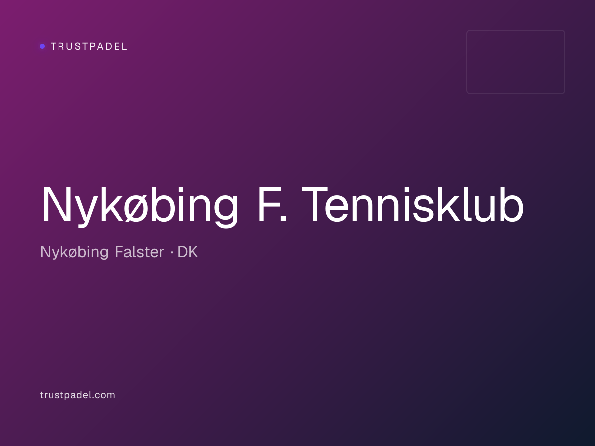 Nykøbing F. Tennisklub padel club