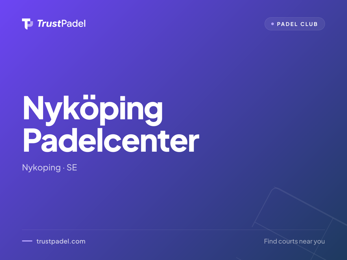 Nyköping Padelcenter padel club
