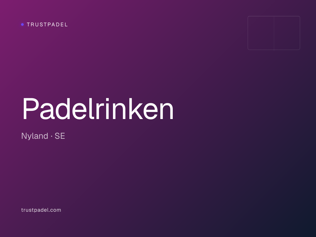 Padelrinken padel club