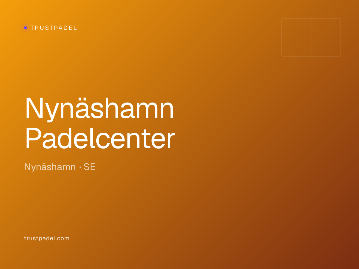 Nynäshamn Padelcenter padel club