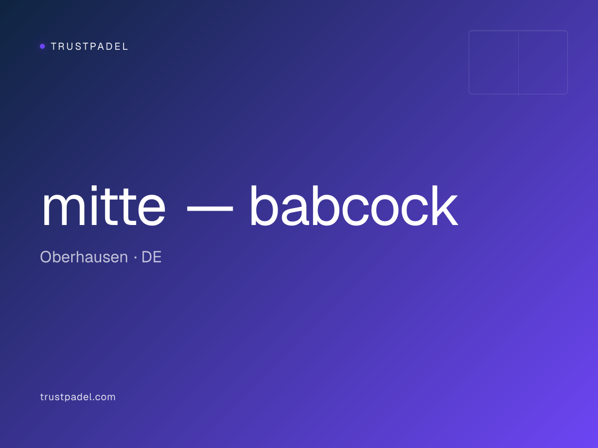 mitte — babcock padel club