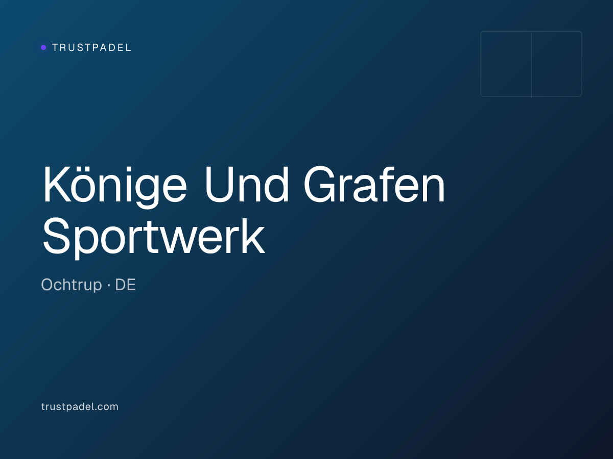 Könige Und Grafen Sportwerk padel club