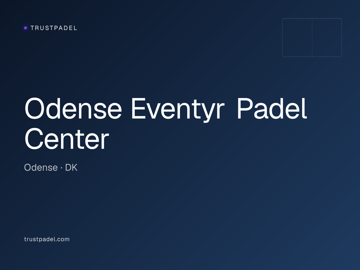 Odense Eventyr Padel Center padel club