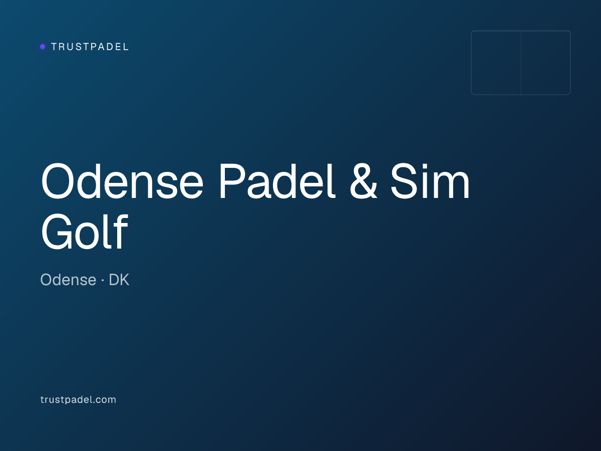 Odense Padel & Sim Golf padel club
