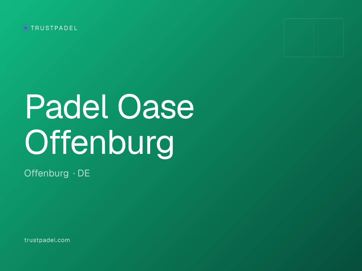 Padel Oase Offenburg padel club