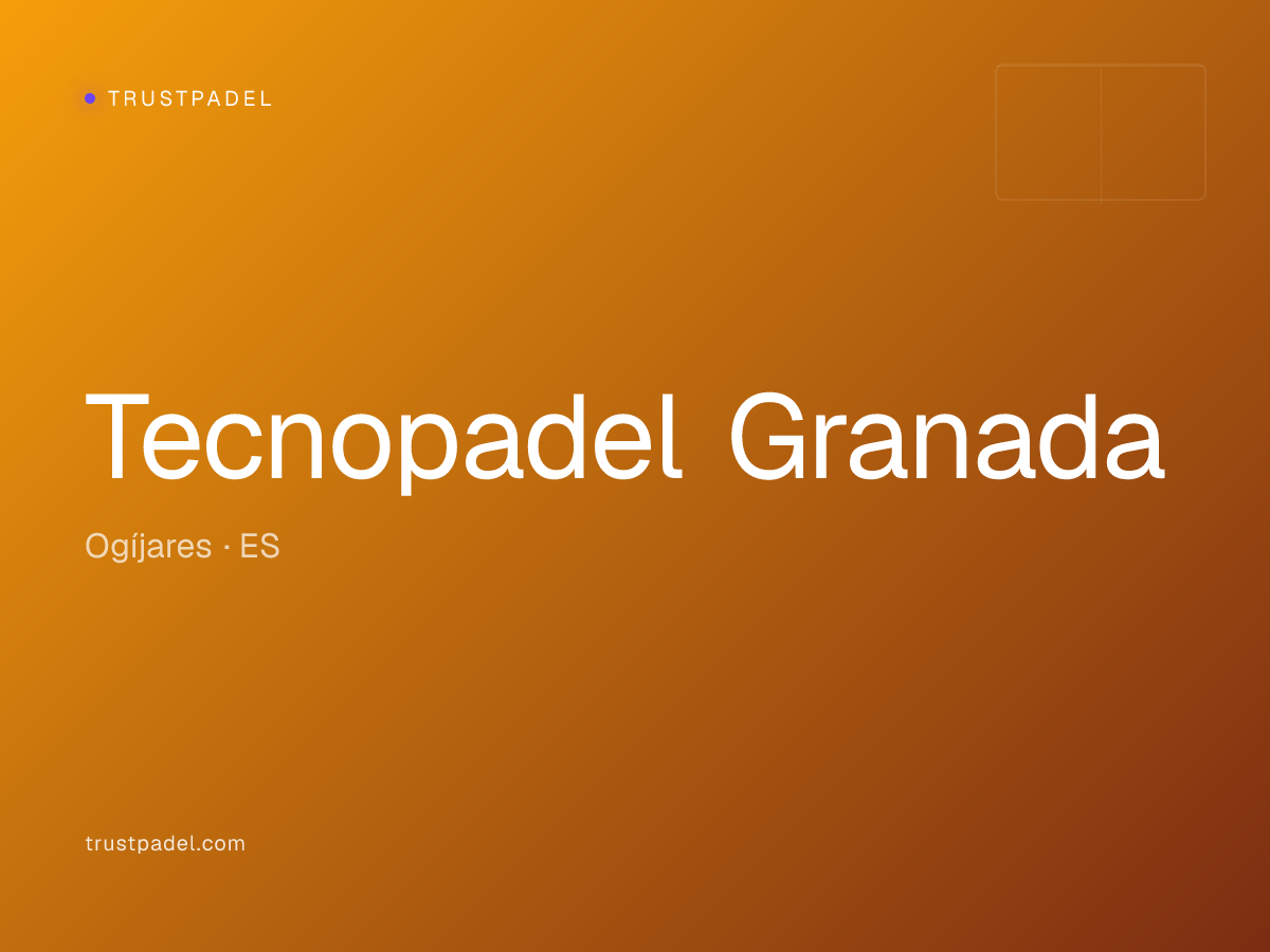 Tecnopadel Granada padel club