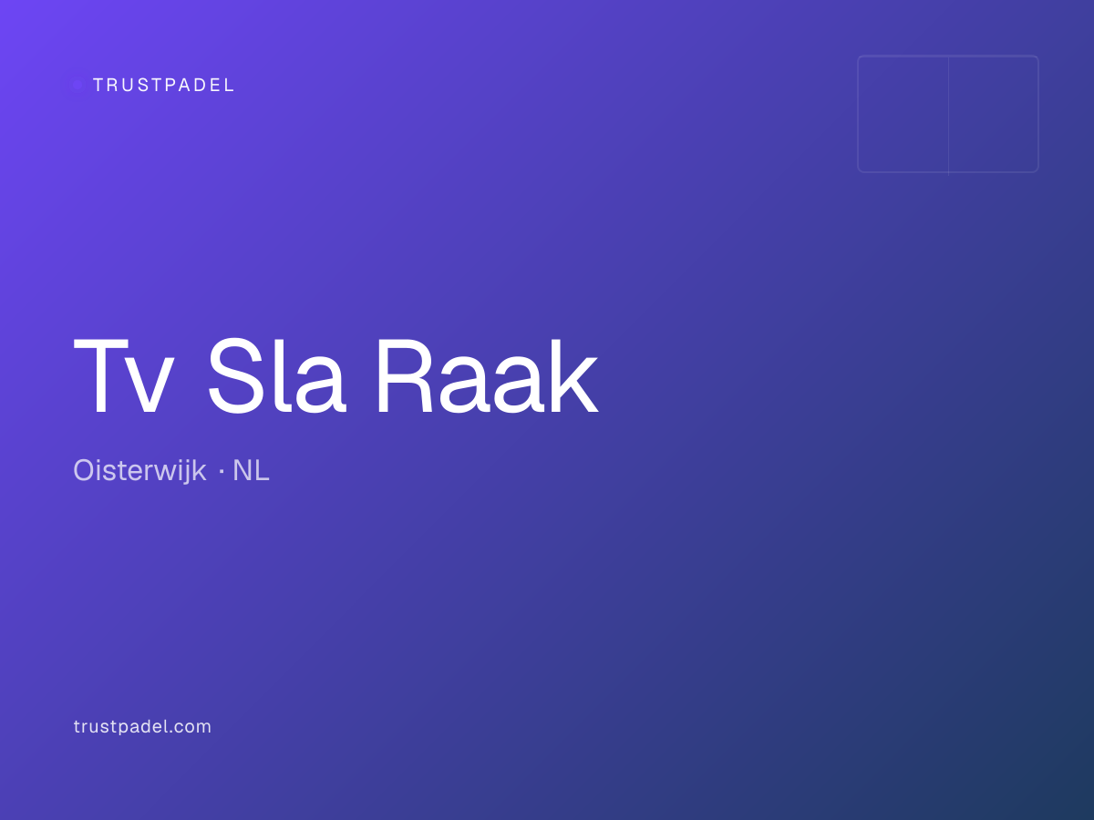 Tv Sla Raak padel club